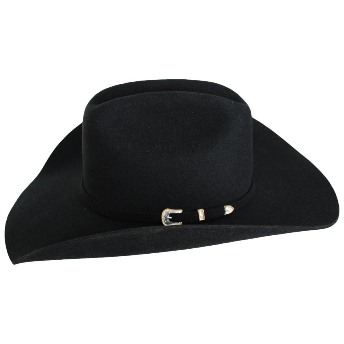 Stetson | Oak Ridge Wool Felt Western Hat | 130751 | profile | BLACK