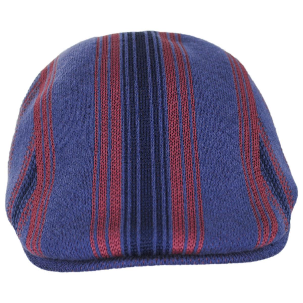 Kangol | Nostalgia Stripe 507 Ivy Cap | 160839 | front | HAZY INDIGO