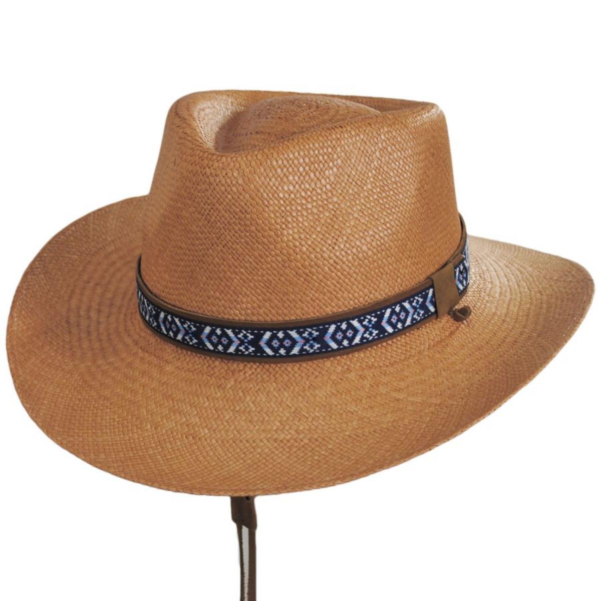 Bigalli | Tribu Panama Straw Outback Hat | 129232 | lead | PUTTY