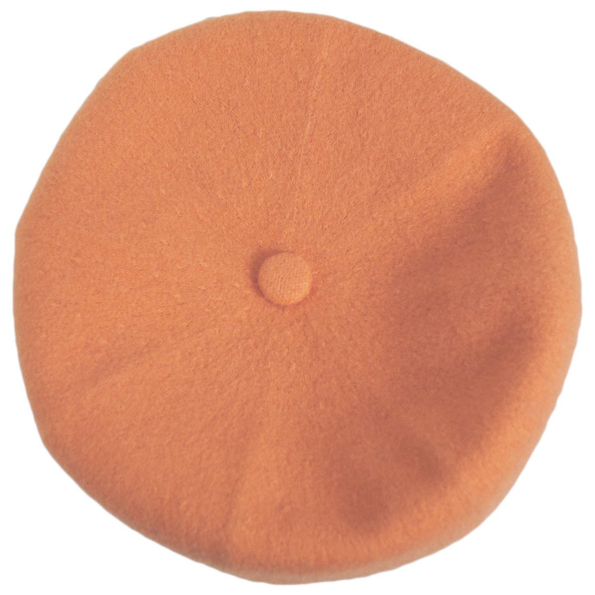 Kangol | Jax Wool Basque Beret - Fashion Colors | 150913FW23 | top | PAPAYA MILK