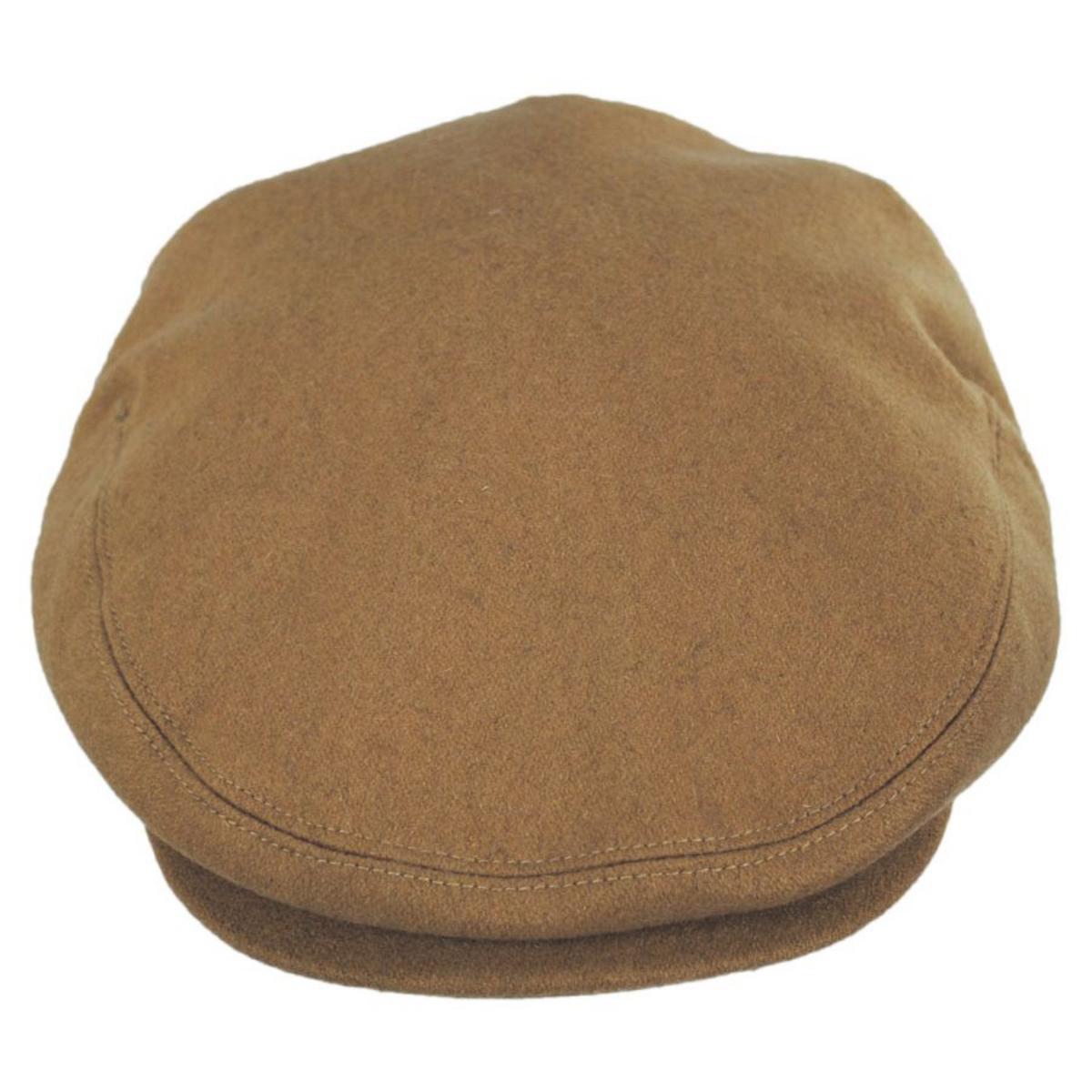 Jaxon Hats | Harlem Wool Blend Ivy Cap | 167733 | front | CAMEL