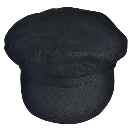 Jaxon Hats | Wholesale Cotton Fiddler's Cap B2B Pre-Pack | B2B181015 | front | BLACK