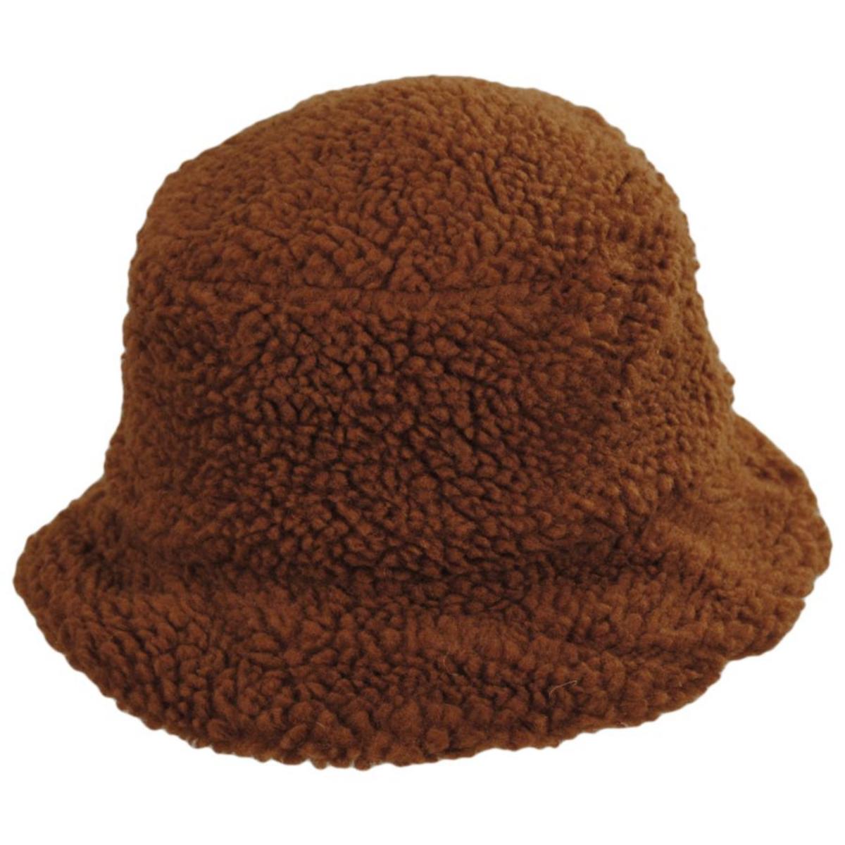 Scala | Kirsten Berber Fleece Bucket Hat | 106431 | lead | RUST