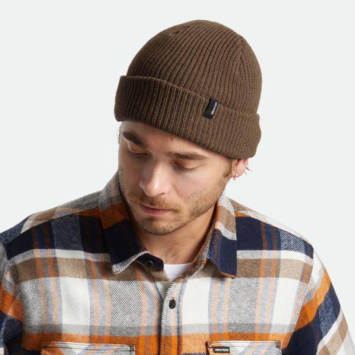 BRIXTON HATS | Heist Knit Beanie Hat | 502706 | lsmone | COYOTE BROWN