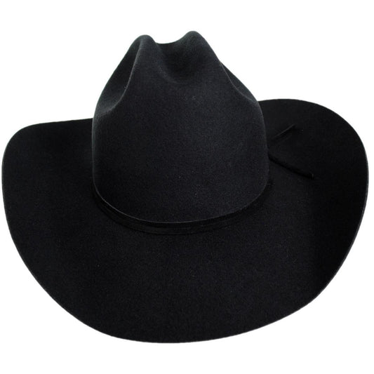 BRIXTON HATS | Laredo Weather Guard Wool Felt Cowboy Hat | 135671 | front | BLACK/BLACK