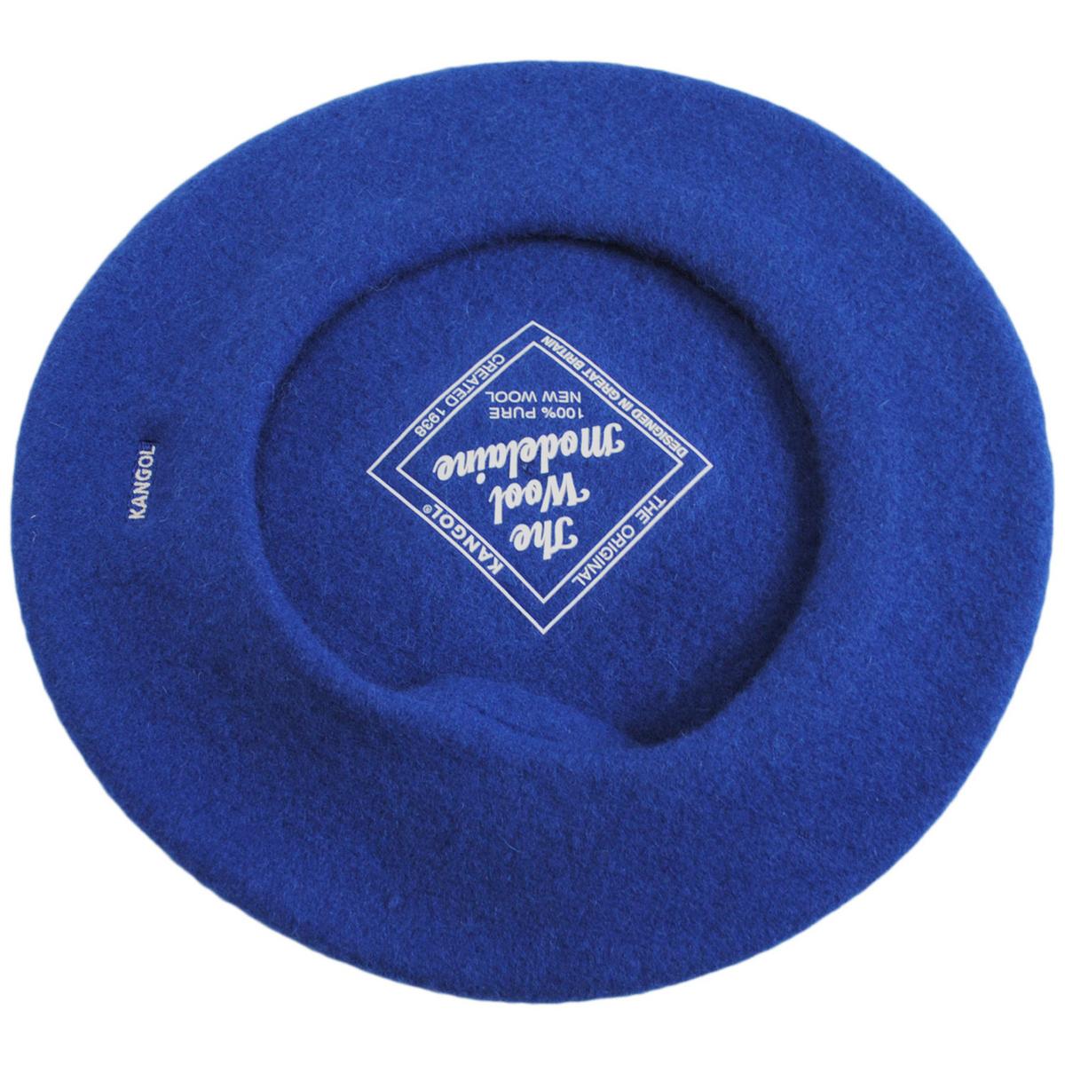 Kangol | Modelaine Wool Felt Beret - Pine and Starry Blue | 150904FW24 | under | STARRY BLUE