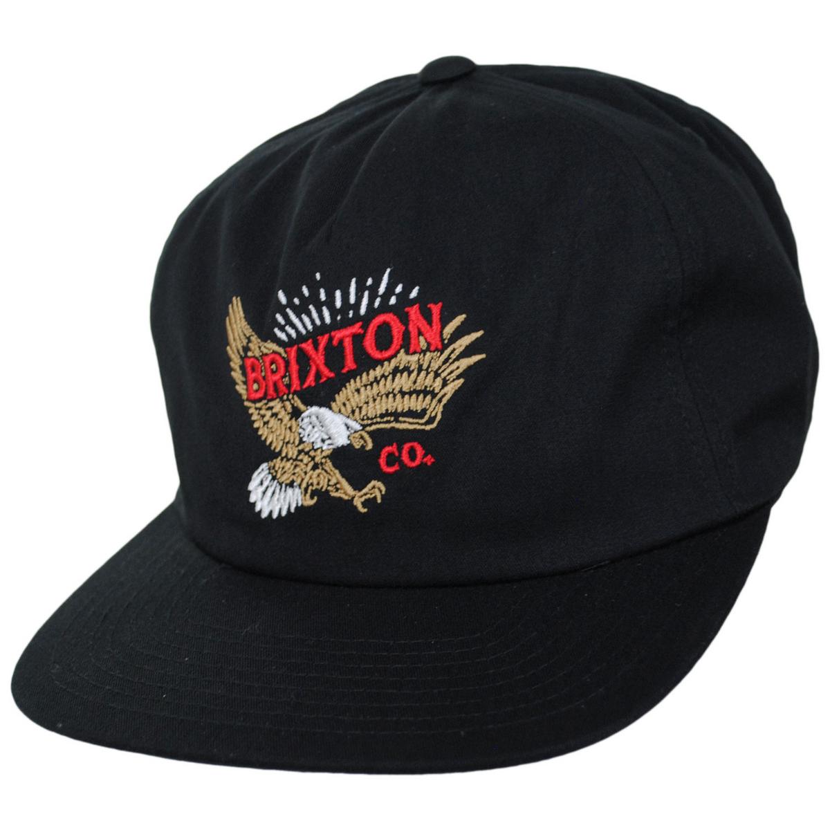BRIXTON HATS | Keller MP Snapback Baseball Cap | 201857 | lead | BLACK