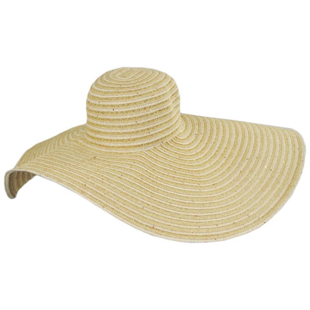 San Diego Hat Company | Santa Rosa Assymetrical Brim Straw Sun Hat
