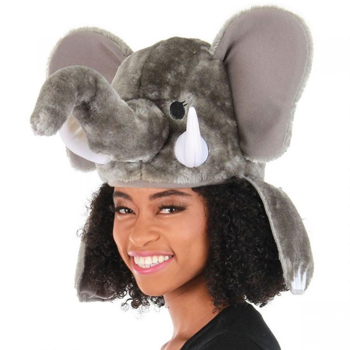 Elope | Elephant Sprazy Toy Hat | 190407 | under | GREY