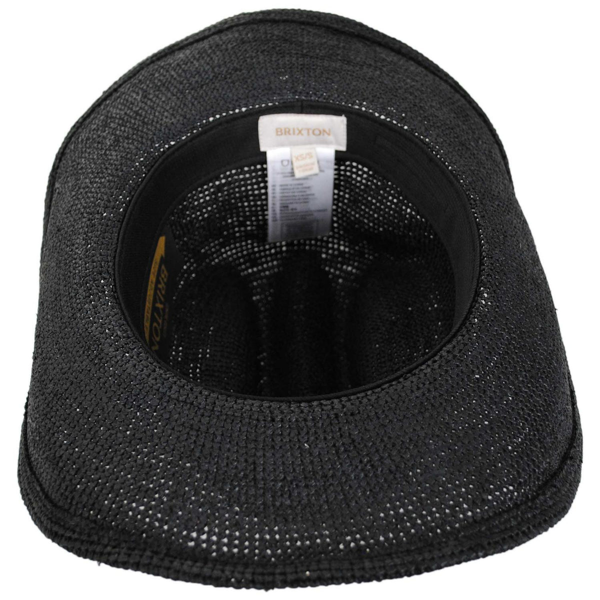 BRIXTON HATS | Odessa Raffia Straw Cowboy Hat | 104063 | under | BLACK