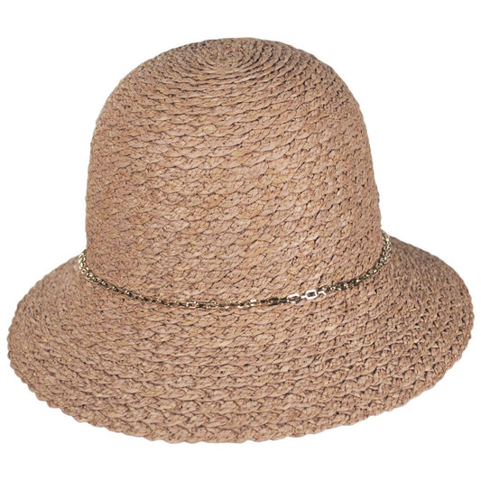 Helen Kaminski | Inka Raffia Straw Sun Hat | 120837 | front | NOUGAT/GOLD