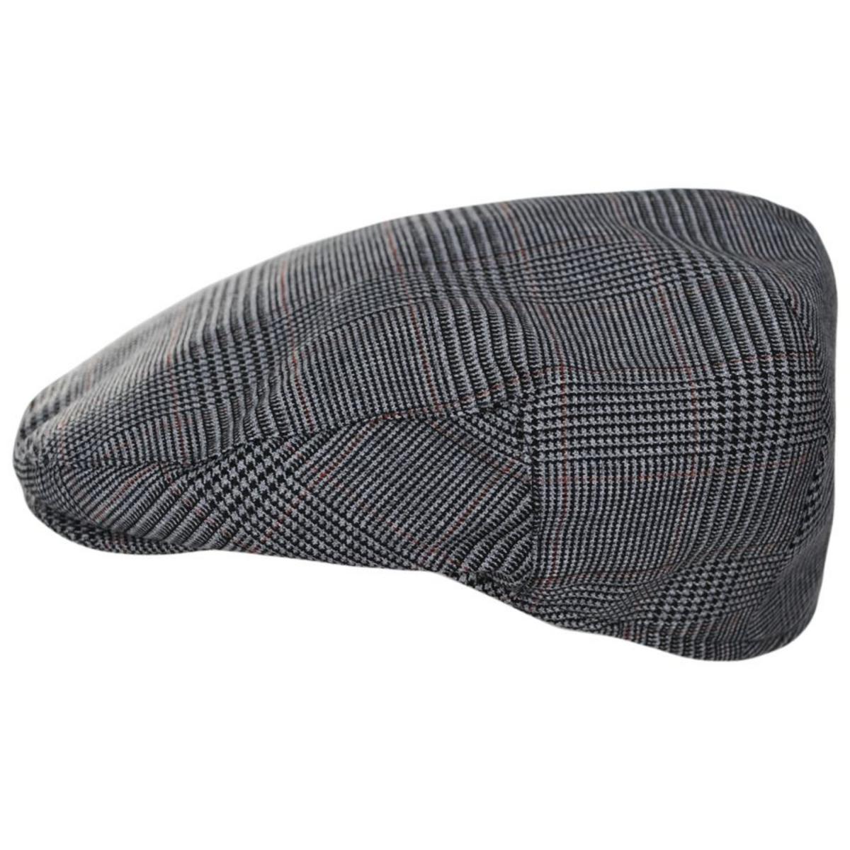 Bigalli | Glen Plaid Ivy Cap | 161809 | profile | GREY