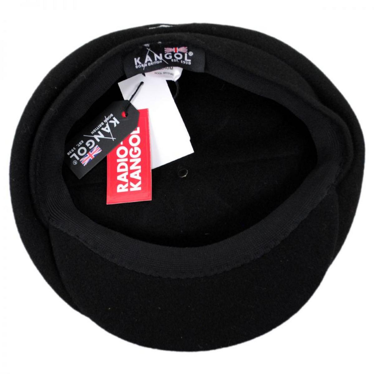 Kangol | Spitfire Wool Newsboy Cap | 160801 | under | BLACK