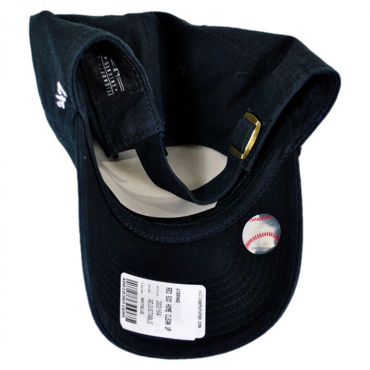 47 Brand | Boston Red Sox MLB Clean Up Strapback Baseball Cap Dad Hat | 203164 | under | NAVY