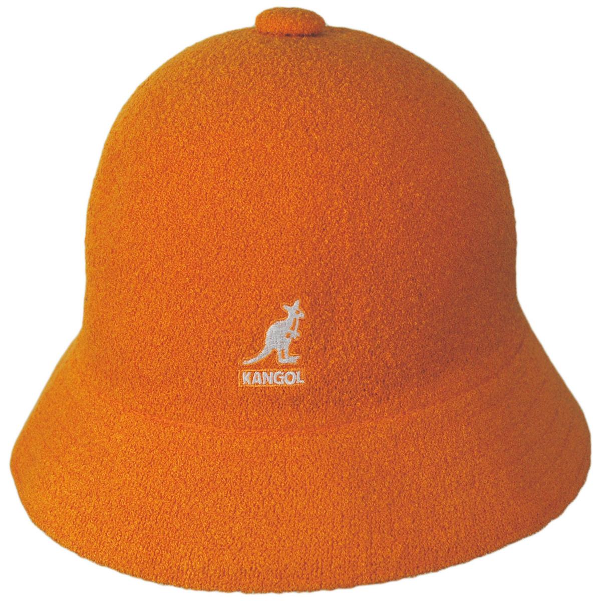 Kangol | Bermuda Casual Bucket Hat | 185700SS25 | front | ELECTRIC KUMQUAT