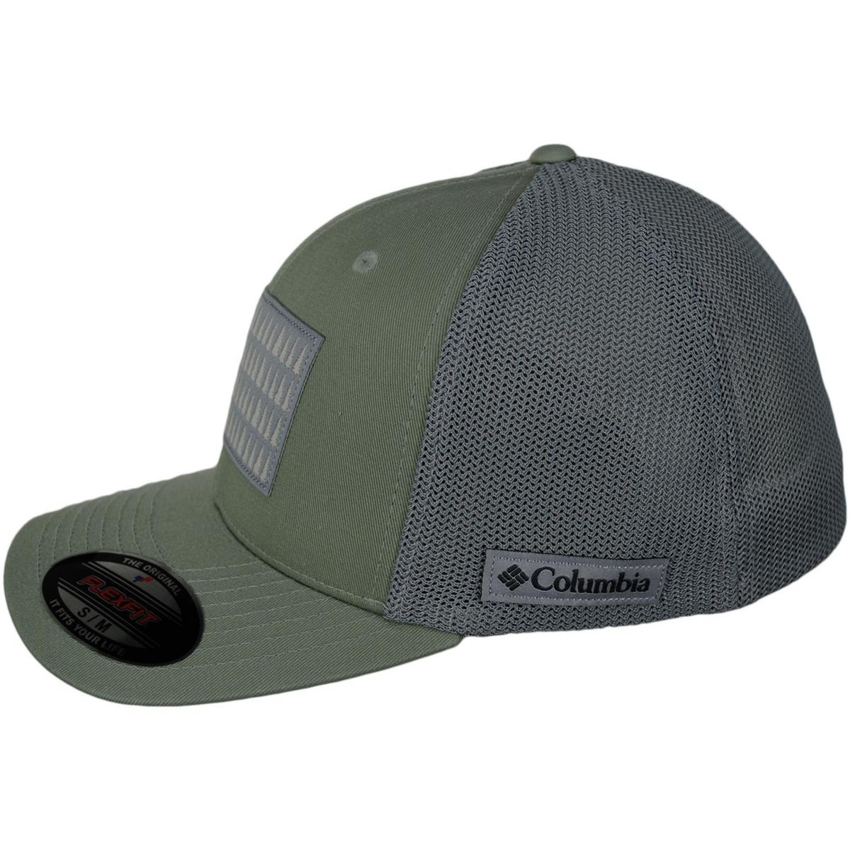 Columbia Sportswear | PFG Fish Flag Mesh Flexfit Fitted Baseball Cap | 400143 | profile | CYPRESS