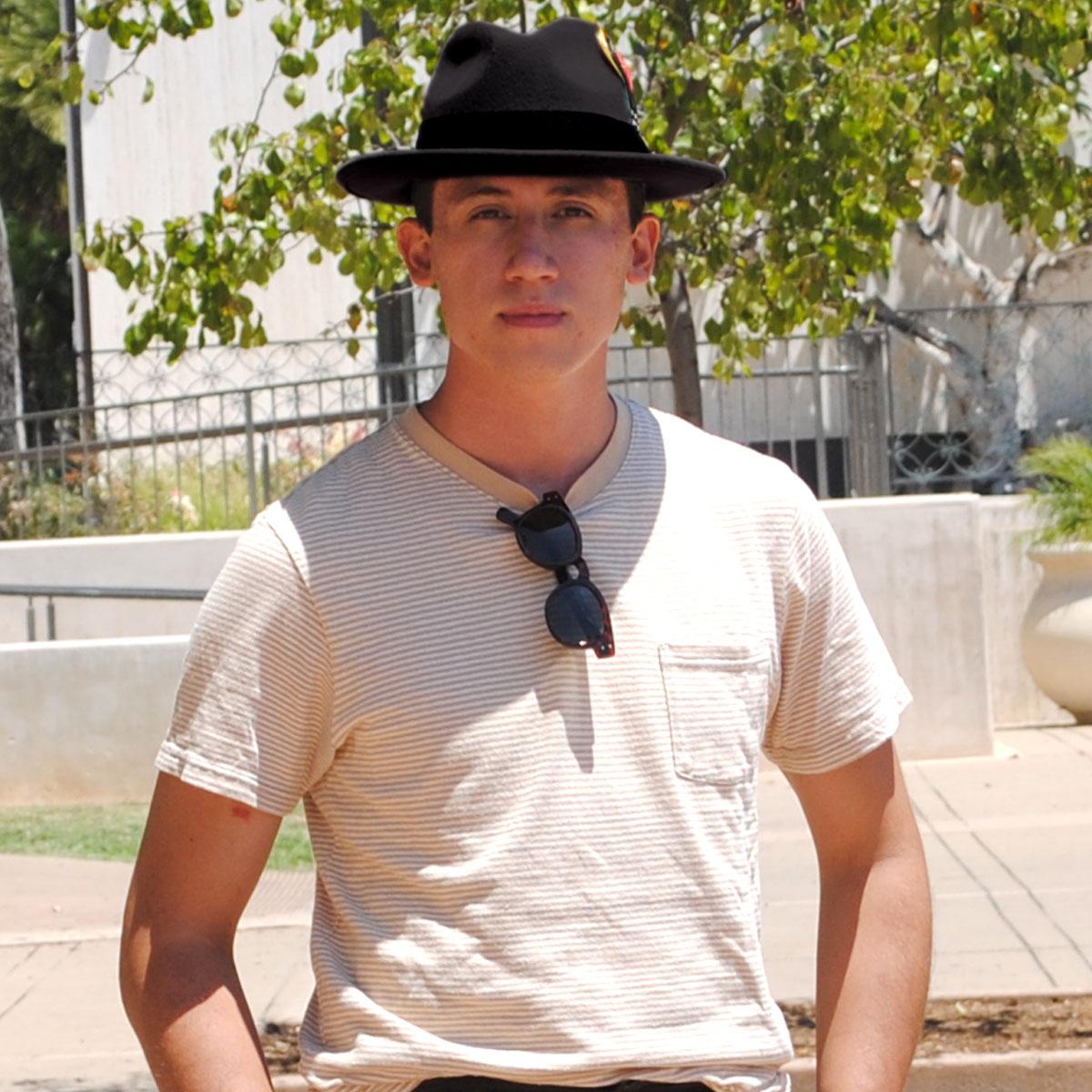 Jaxon Hats | Pinch Crown Crushable Wool Felt Fedora Hat | 135000 | lsmone | BLACK