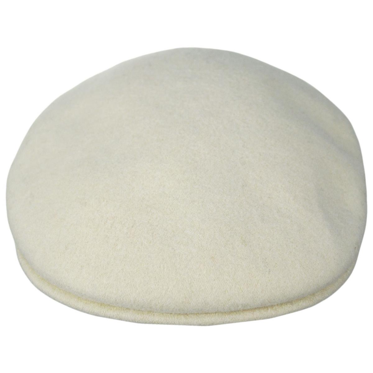 Kangol | Wool 504 Ivy Cap | 160800 | front | WHITE