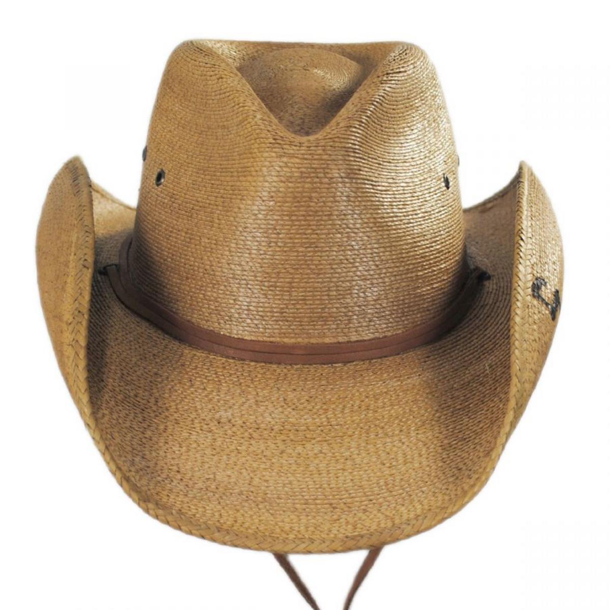 Stetson | Contoy Palm Leaf Straw Western Hat | 126953 | front | EXTRA TOASTY