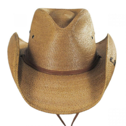 Stetson | Contoy Palm Leaf Straw Western Hat | 126953 | front | EXTRA TOASTY