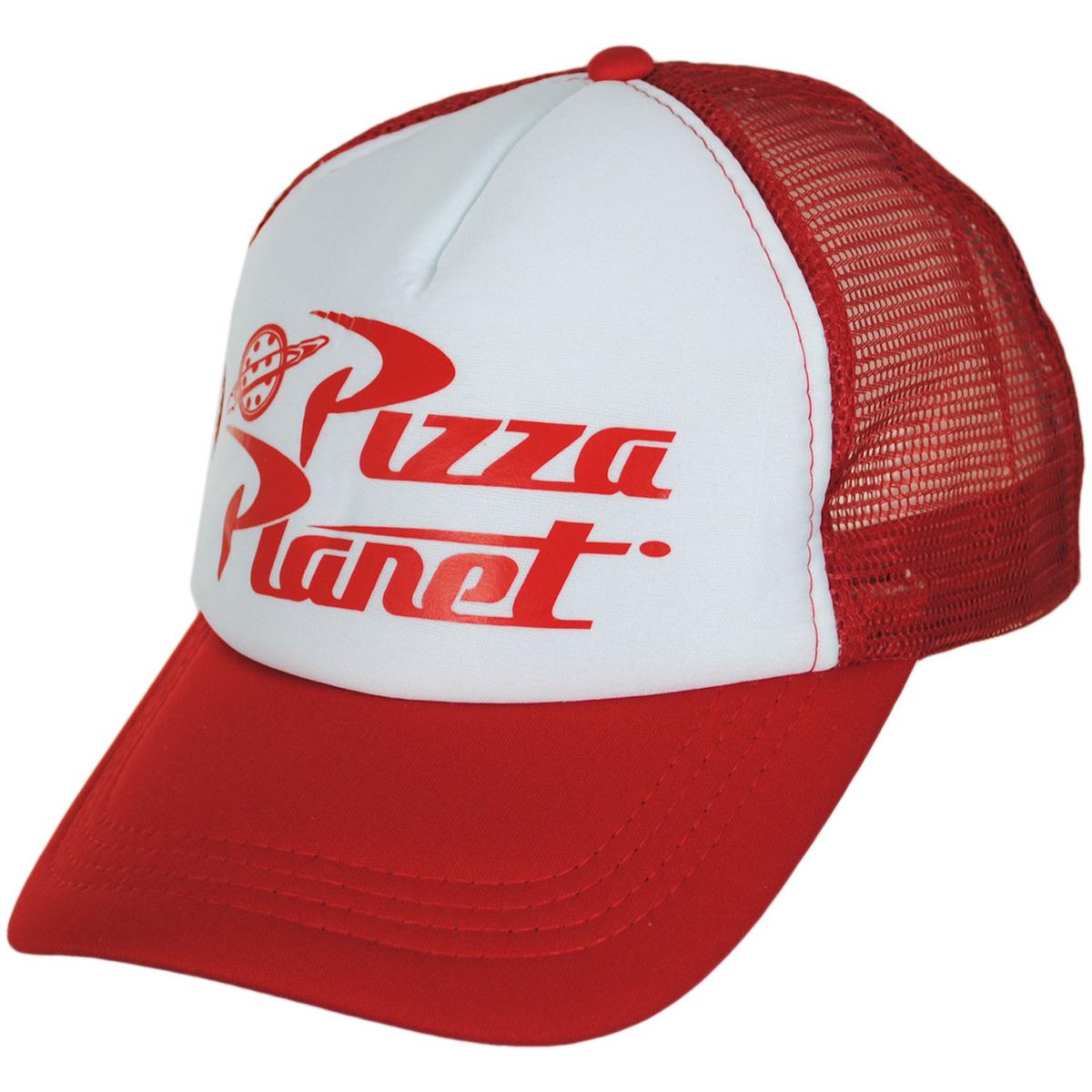 Disney | Pizza Planet Foam Mesh Trucker Snapback Baseball Cap & T-Shirt Kit | 190568 | lead | RED/WHITE