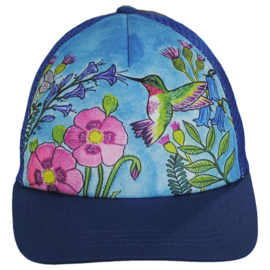 Sunday Afternoons | Kid's Hummingbird Trucker Snapback Baseball Cap | 401271 | front | HUMMINGBIRD