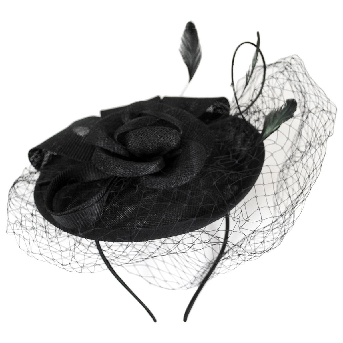 Jeanne Simmons | Luxe Sinamay Straw Fascinator Hat