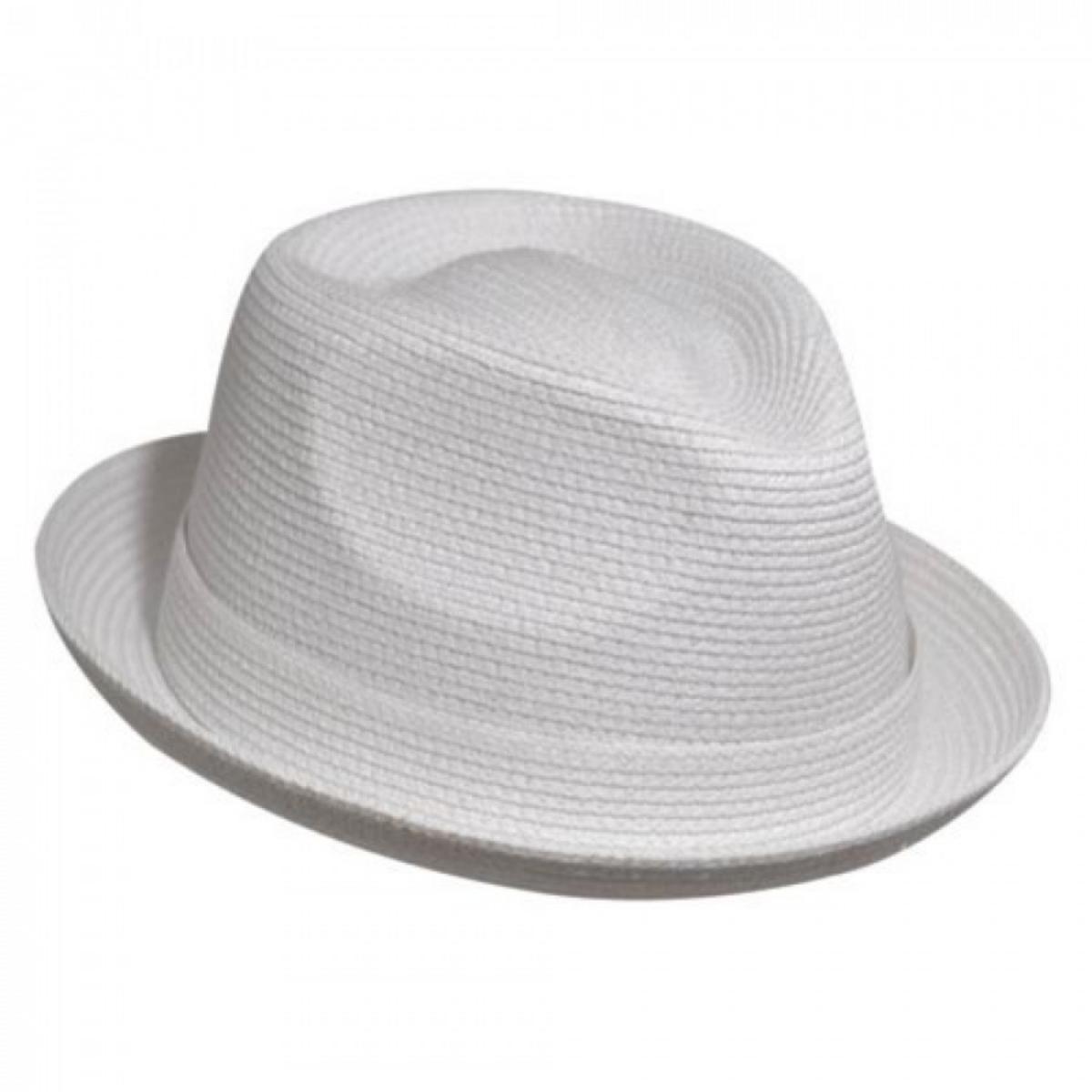 Bailey 1922 | Billy Braided Toyo Straw Fedora Hat - Classic Colors | 127843 | detailone | WHITE