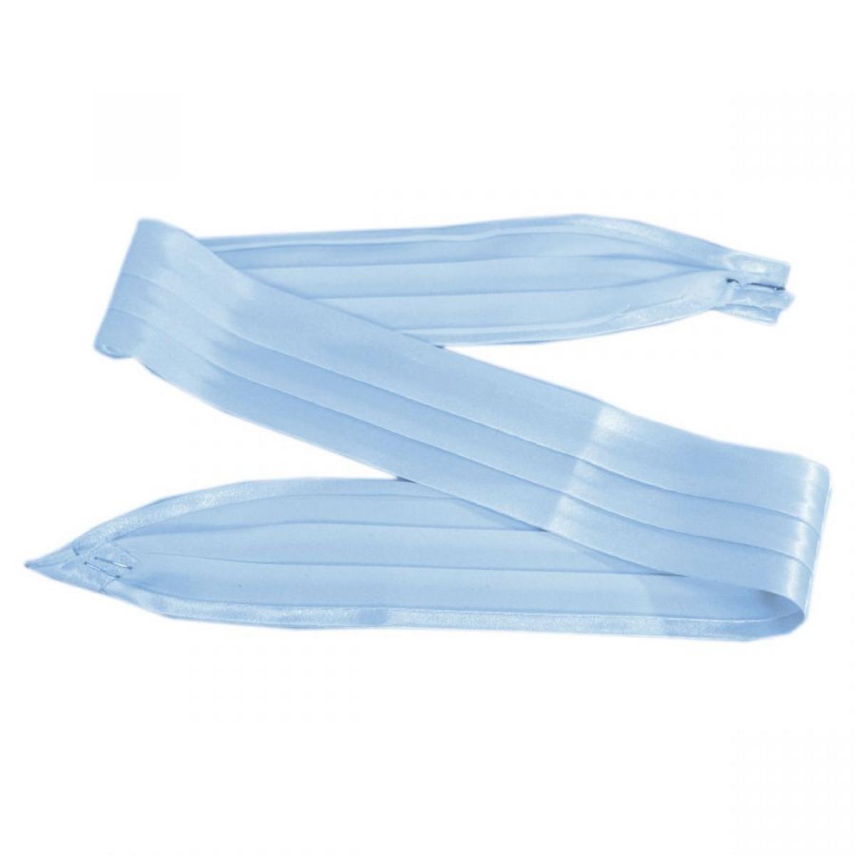 Capas Headwear | 3-Pleat Satin Puggaree Hat Band | 602013 | lead | LIGHT BLUE