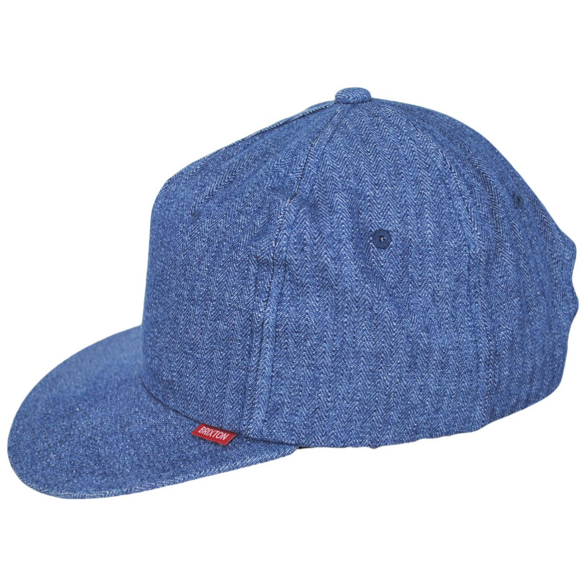 BRIXTON HATS | Reserve Assembly Cotton HP Snapback Baseball Cap | 201843 | profile | UNION HERRINGBONE