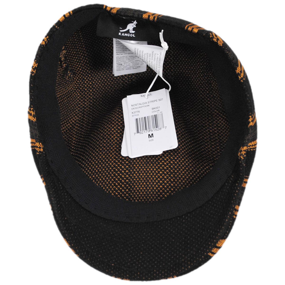 Kangol | Nostalgia Stripe 507 Ivy Cap | 160839 | under | BLACK