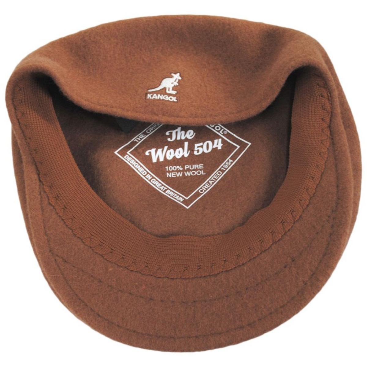 Kangol | Fashion Wool 504 Ivy Cap | 160817 | under | MAHOGANY