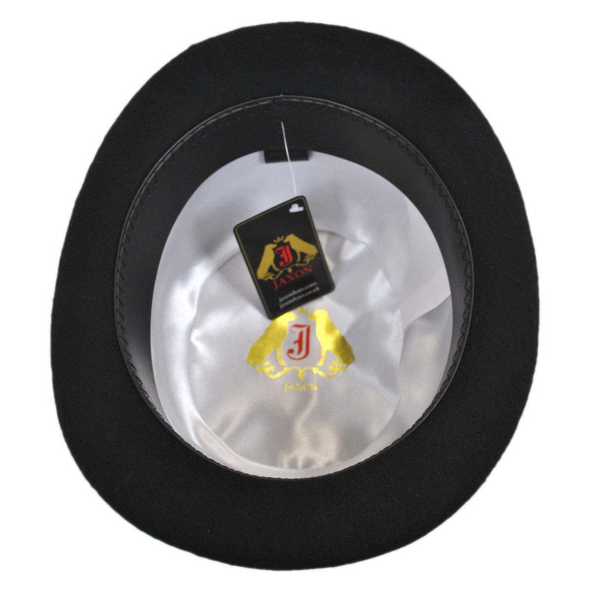 Jaxon Hats | Wholesale English Wool Felt Bowler Hat B2B Pre-Pack | B2B132055 | under | BLACK