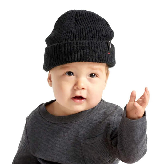 BRIXTON HATS | Toddlers' Heist Knit Beanie Hat | 510213 | front | BLACK