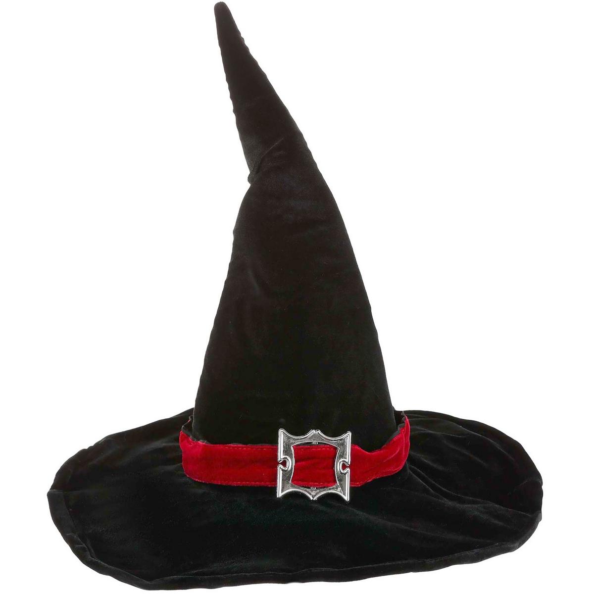Elope | Witch Hat with Band and Buckle | 190310 | lead | BLACK
