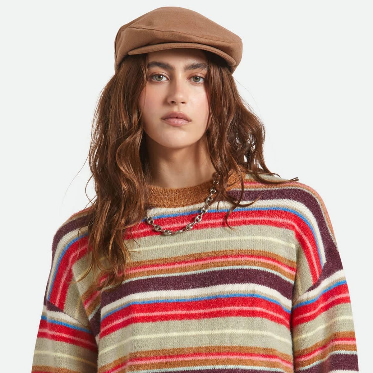 BRIXTON HATS | Hooligan Melton Wool Ivy Cap | 161521 | lsfone | CAMEL