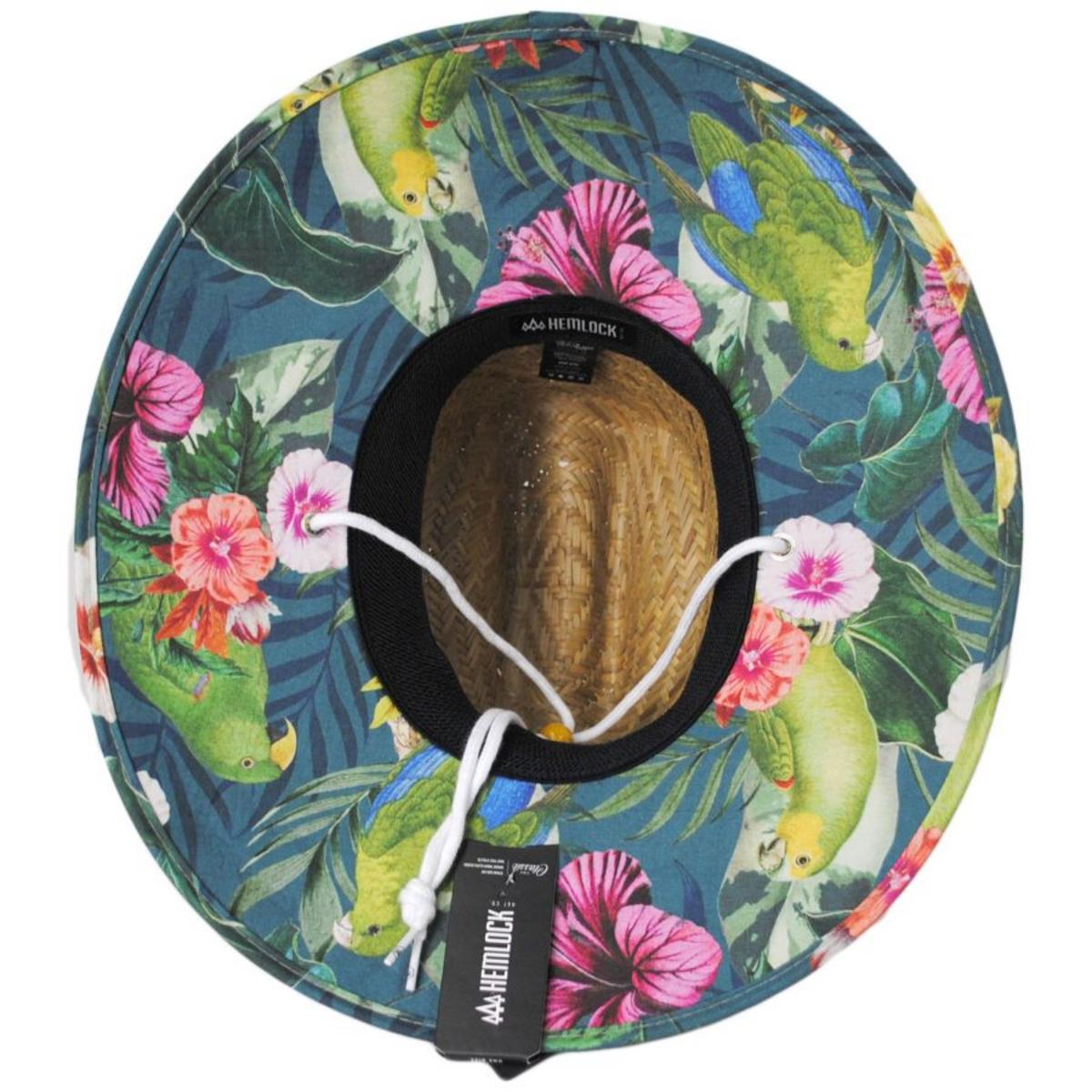 Hemlock Hat Co. | Caicos Rush Straw Lifeguard Hat | 129592 | under | NATURAL