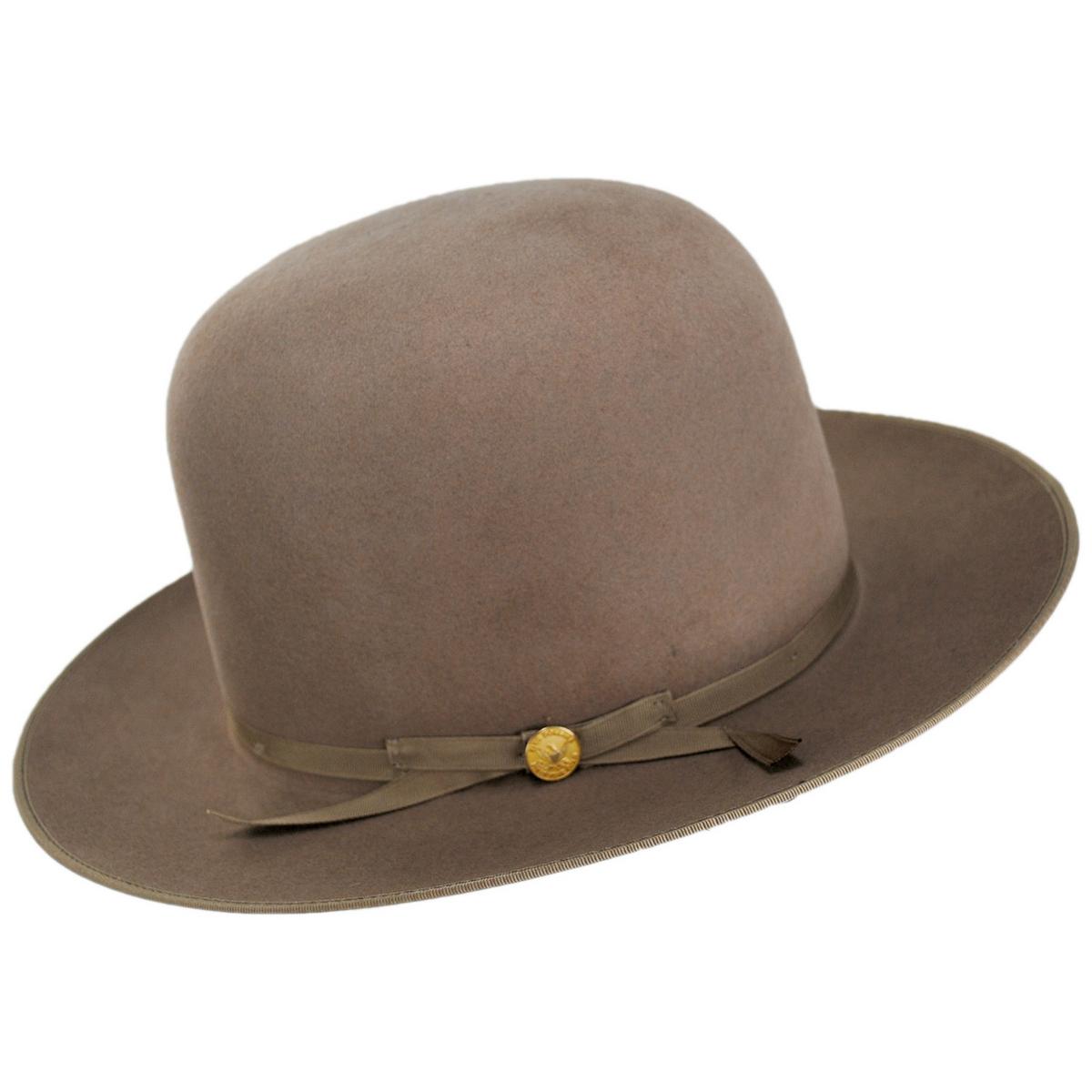 Stetson | Open Road 160th Edition 6X Fur Felt Shapeable Open Crown Western Hat | 130754 | profile | FAWN