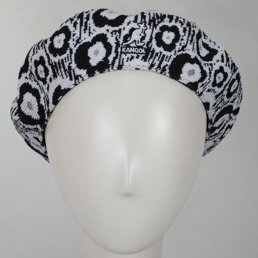 Kangol | Retro Flower Tropic Beret | 150927 | front | BLACK