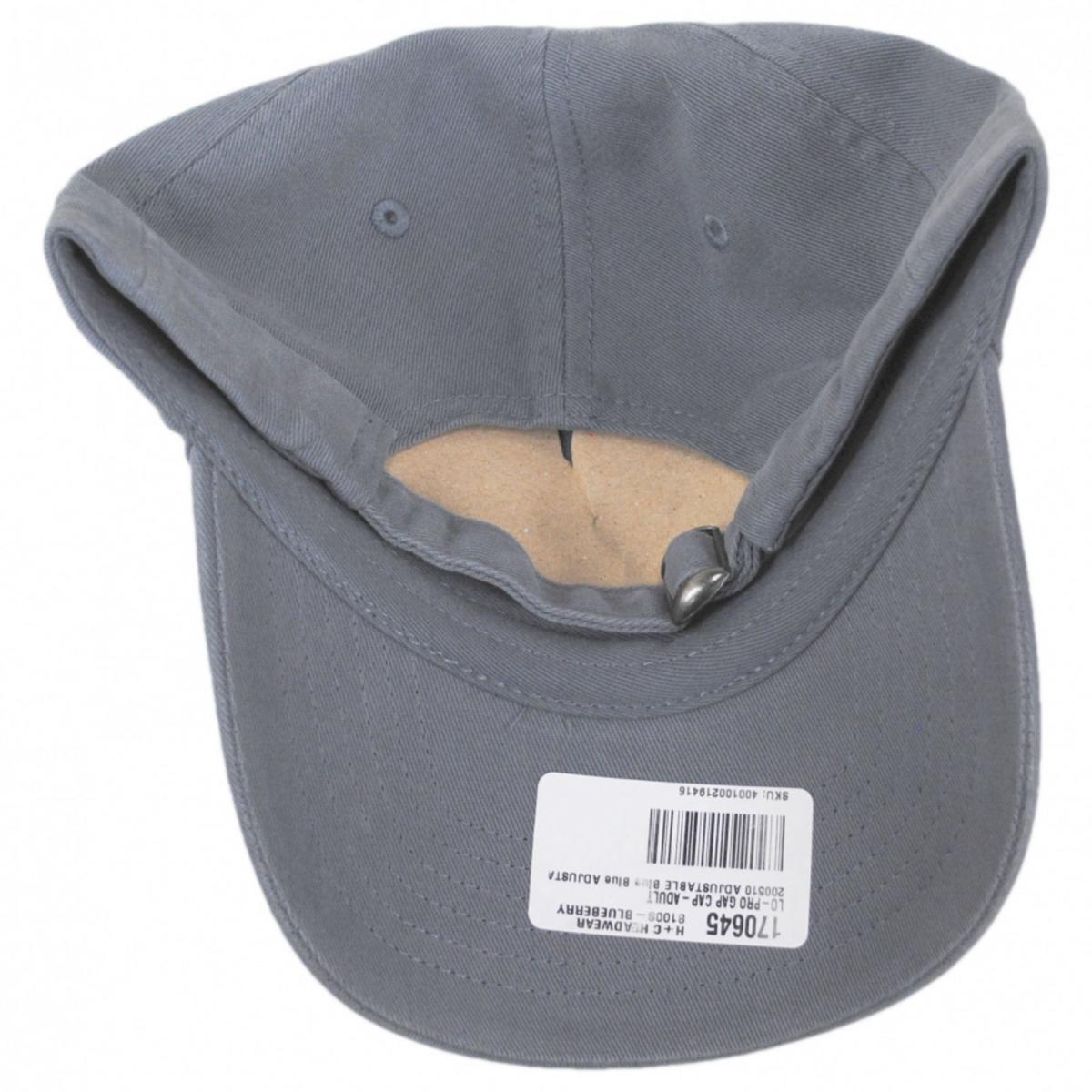 HeadShots by KC Caps | Adult LoPro Strapback Baseball Cap Dad Hat | 200510 | under | BLUEBERRY