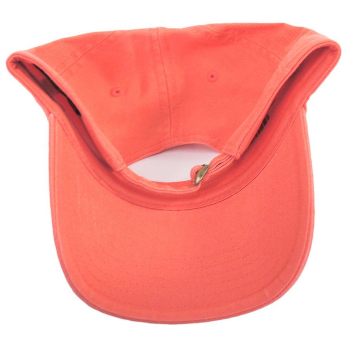 Otto | LoPro Washed Cotton Twill Strapback Baseball Cap Dad Hat | 201407 | under | CORAL