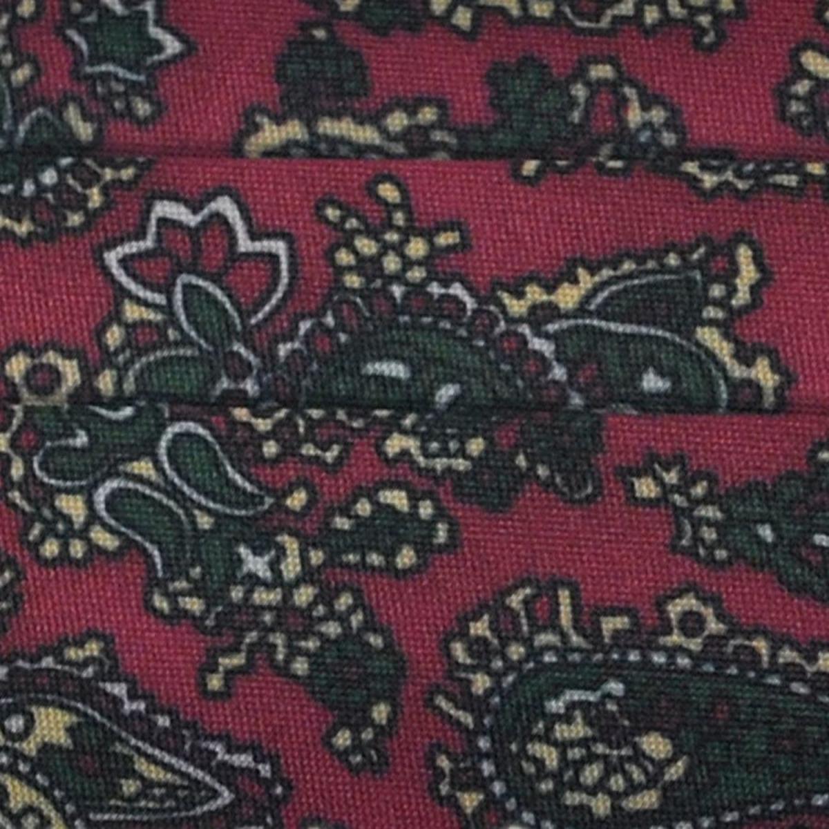 Capas Headwear | Paisley 3-Pleat Puggaree Hat Band | 602015 | front | BURGUNDY