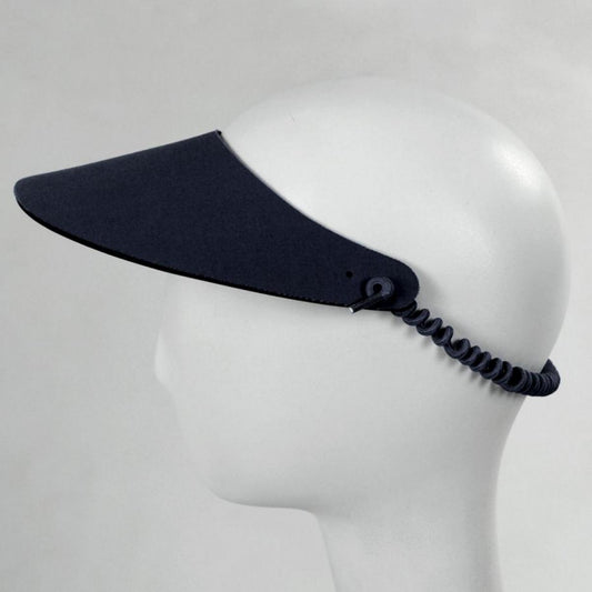 The Incredible Sunvisor | Springlace Solid Sunvisor | 196351 | profile | BLACK