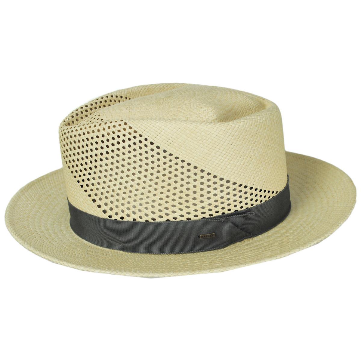 Bailey 1922 | Hurtle Panama Straw Fedora Hat | 127737 | profile | NATURAL