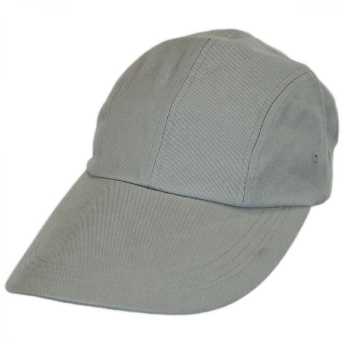 Village Hat Shop | VHS Long Bill Adjustable Baseball Cap | 222440 | lead | GREY
