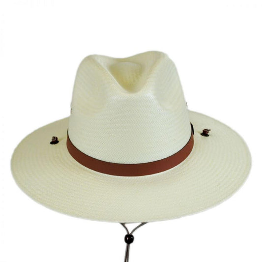 Stetson | Los Alamos Toyo Straw Safari Fedora Hat | 126973 | front | NATURAL