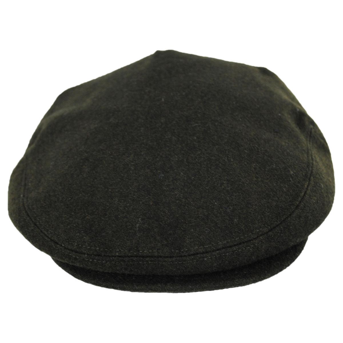 Jaxon Hats | Wholesale Harlem Wool Blend Ivy Cap B2B Pre-Pack | B2B167733 | front | OLIVE GREEN