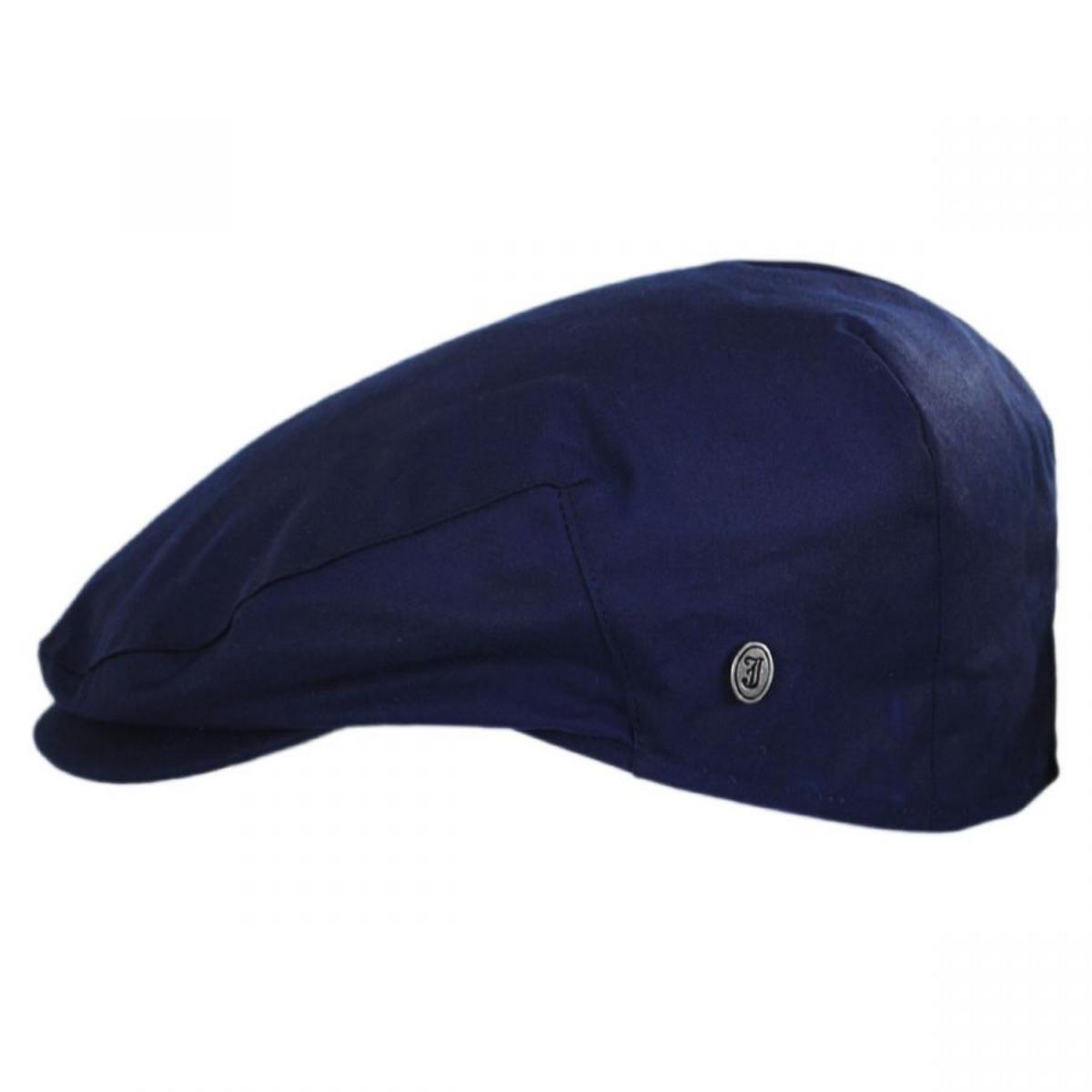 Jaxon & James | British Millerain Wax Cotton Ivy Cap | 170011 | profile | NAVY BLUE