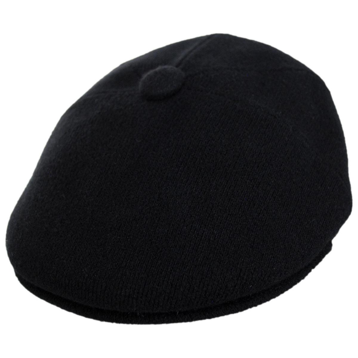 Kangol | Wool 575 Panel Flat Cap | 160837 | lead | BLACK