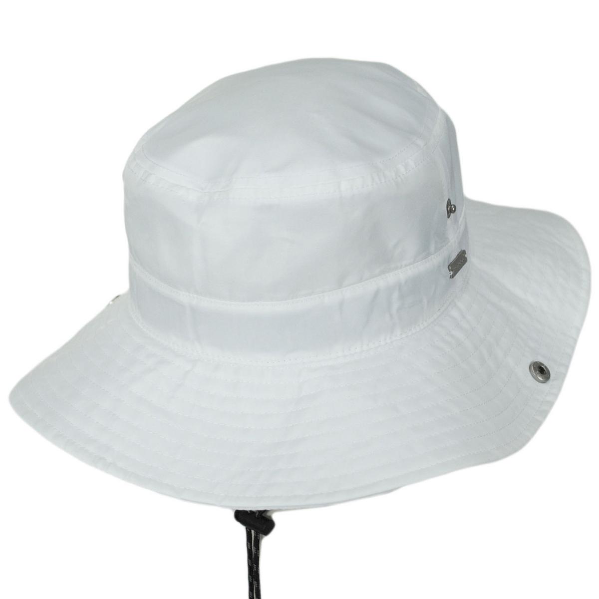 Kangol | Flux Gorpcore Nylon Bucket Hat | 185829 | lead | WHITE